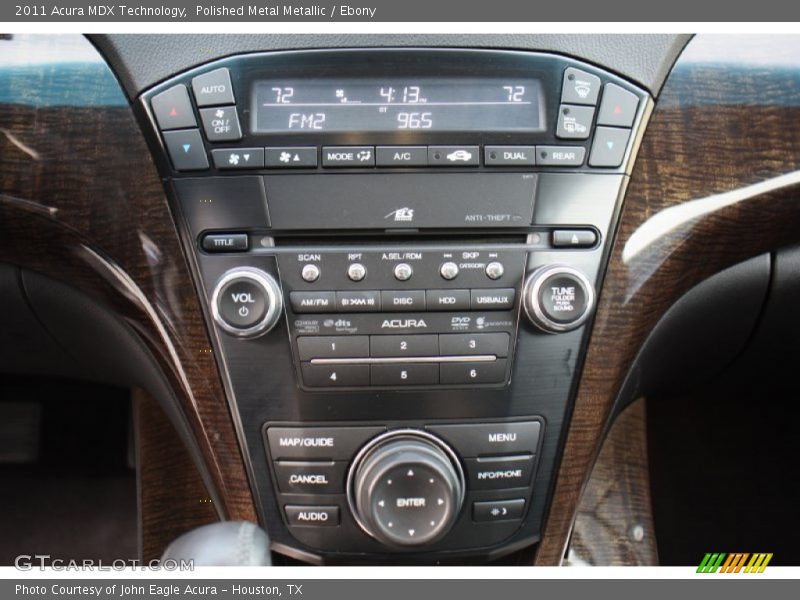 Polished Metal Metallic / Ebony 2011 Acura MDX Technology