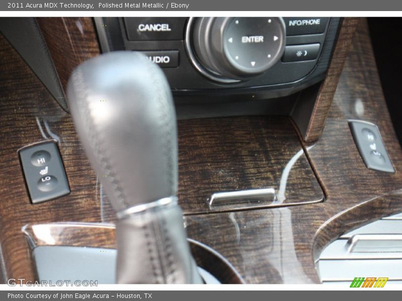 Polished Metal Metallic / Ebony 2011 Acura MDX Technology