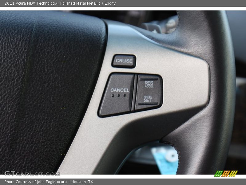 Polished Metal Metallic / Ebony 2011 Acura MDX Technology