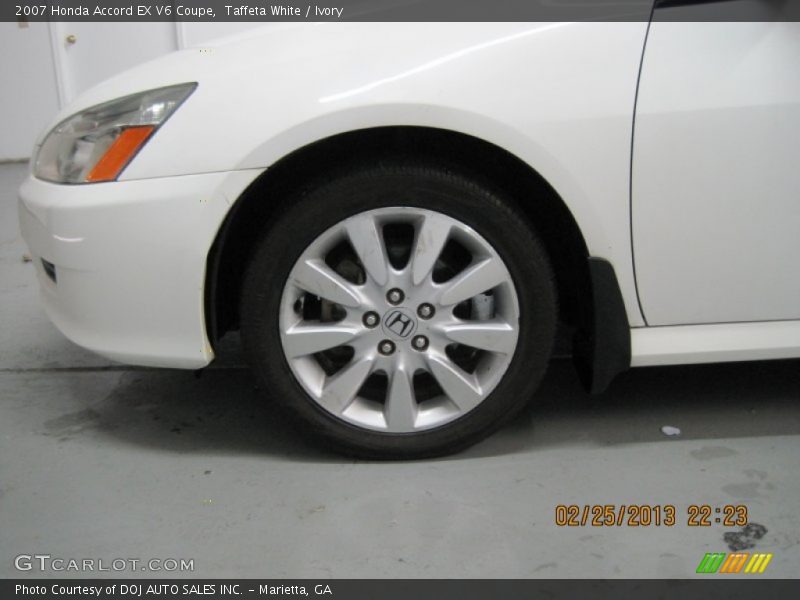 Taffeta White / Ivory 2007 Honda Accord EX V6 Coupe