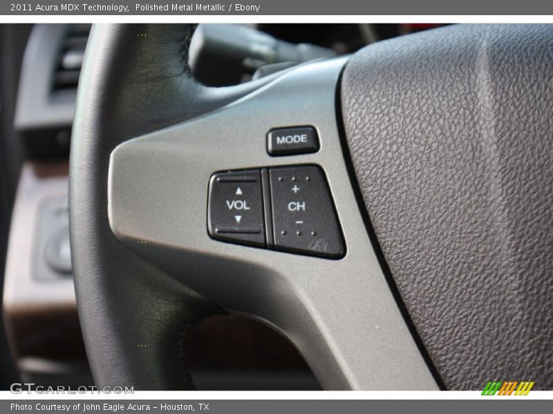Polished Metal Metallic / Ebony 2011 Acura MDX Technology