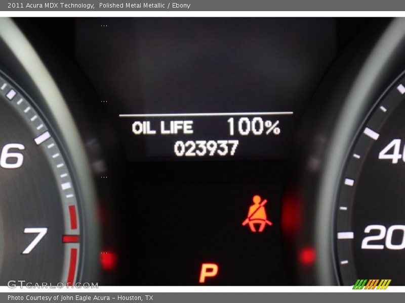 Polished Metal Metallic / Ebony 2011 Acura MDX Technology