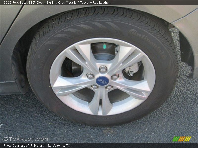Sterling Grey Metallic / Tuscany Red Leather 2012 Ford Focus SE 5-Door