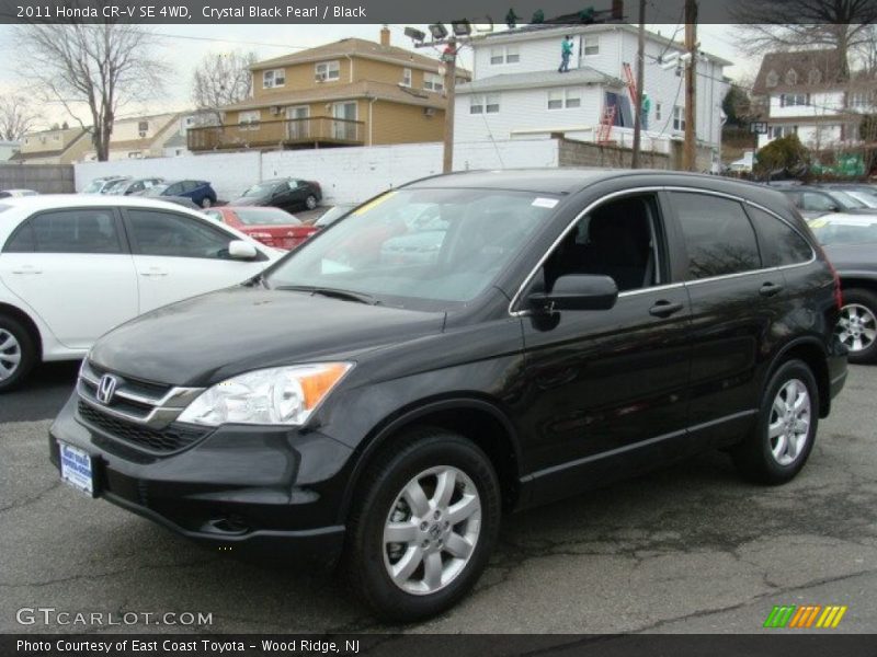 Crystal Black Pearl / Black 2011 Honda CR-V SE 4WD