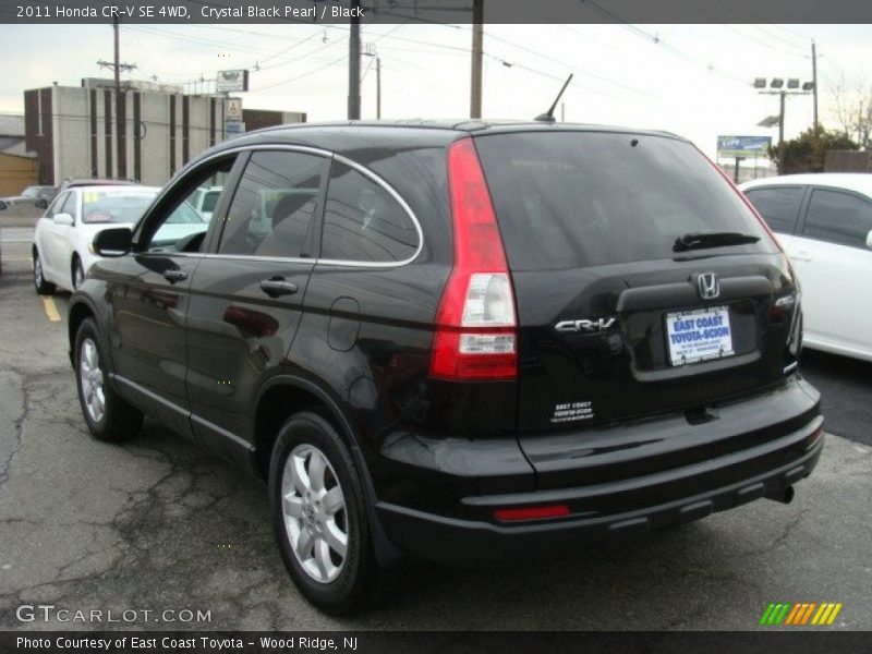 Crystal Black Pearl / Black 2011 Honda CR-V SE 4WD