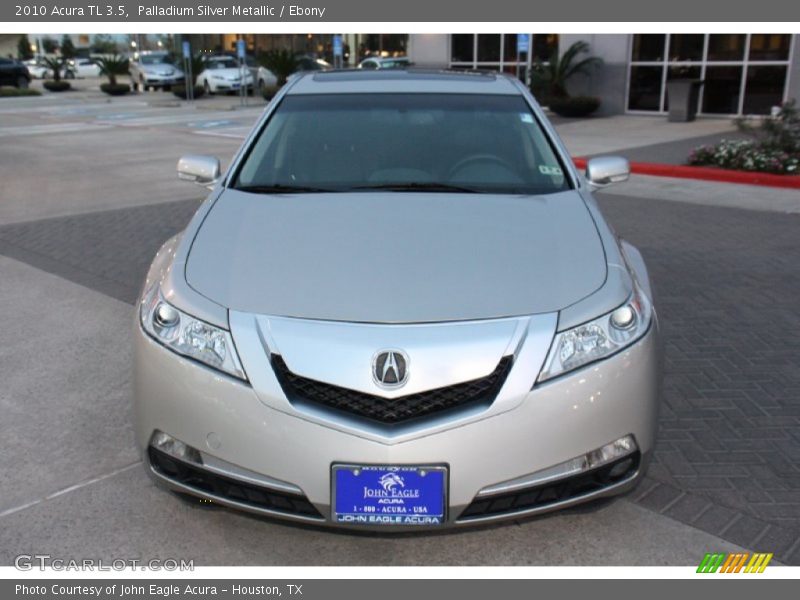 Palladium Silver Metallic / Ebony 2010 Acura TL 3.5