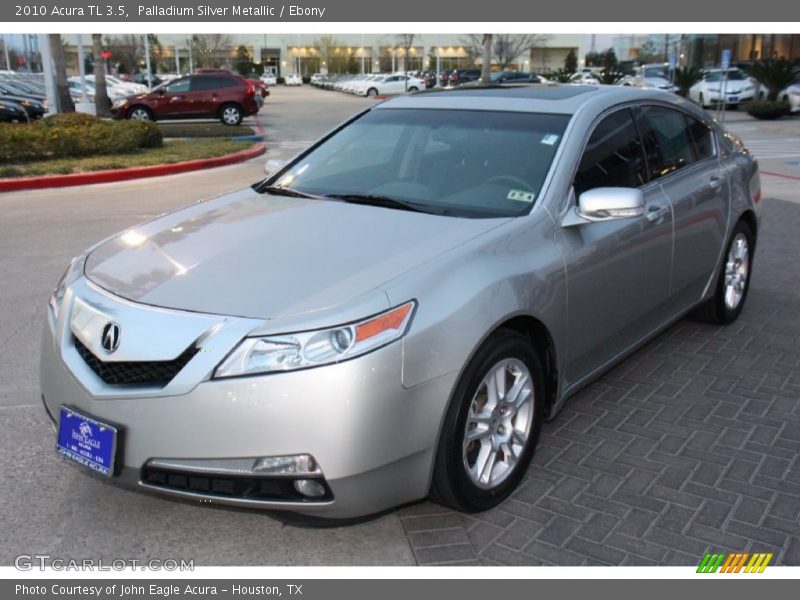 Palladium Silver Metallic / Ebony 2010 Acura TL 3.5
