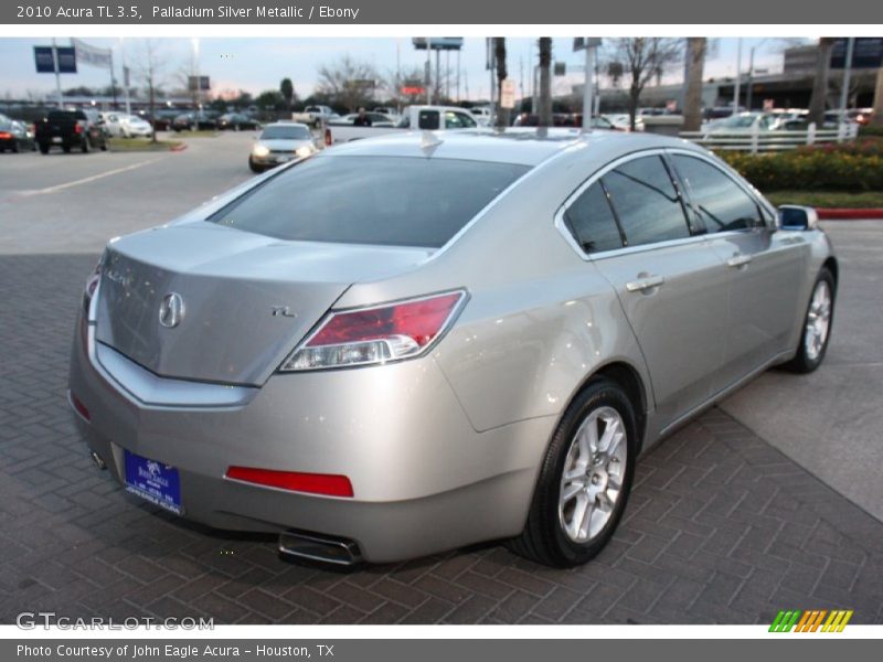 Palladium Silver Metallic / Ebony 2010 Acura TL 3.5