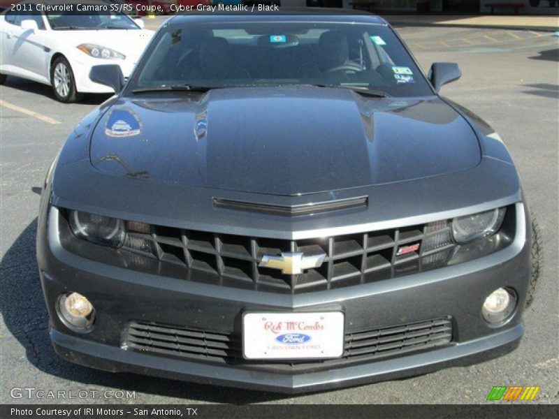 Cyber Gray Metallic / Black 2011 Chevrolet Camaro SS/RS Coupe