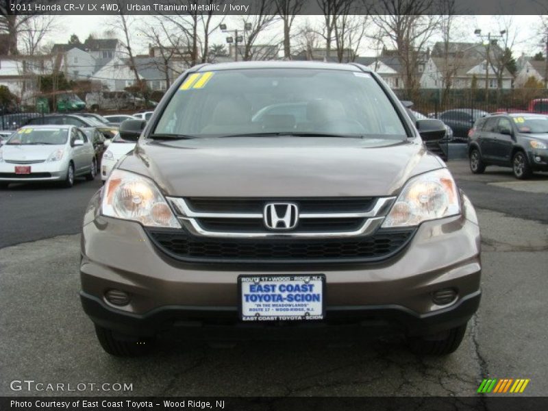 Urban Titanium Metallic / Ivory 2011 Honda CR-V LX 4WD