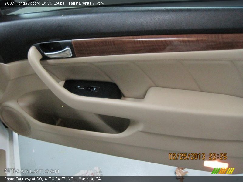 Taffeta White / Ivory 2007 Honda Accord EX V6 Coupe