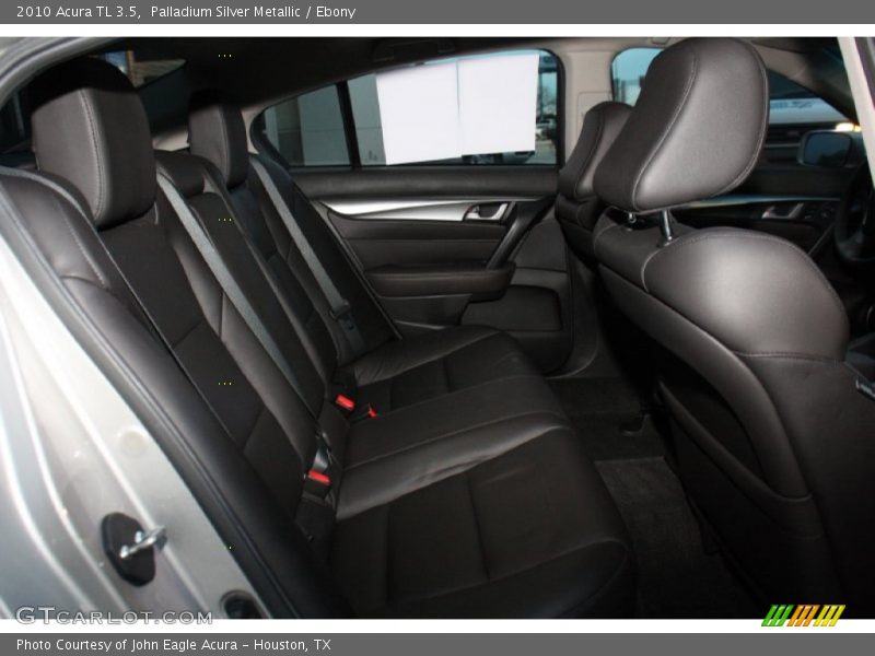 Palladium Silver Metallic / Ebony 2010 Acura TL 3.5