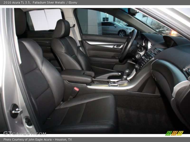 Palladium Silver Metallic / Ebony 2010 Acura TL 3.5