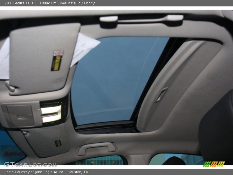 Palladium Silver Metallic / Ebony 2010 Acura TL 3.5
