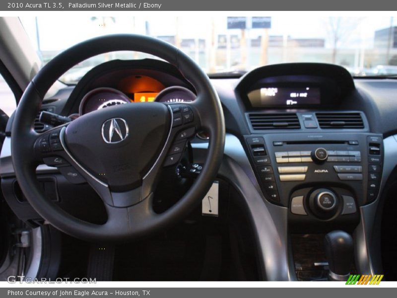 Palladium Silver Metallic / Ebony 2010 Acura TL 3.5