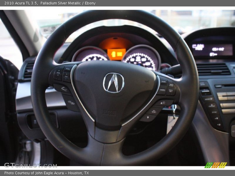 Palladium Silver Metallic / Ebony 2010 Acura TL 3.5