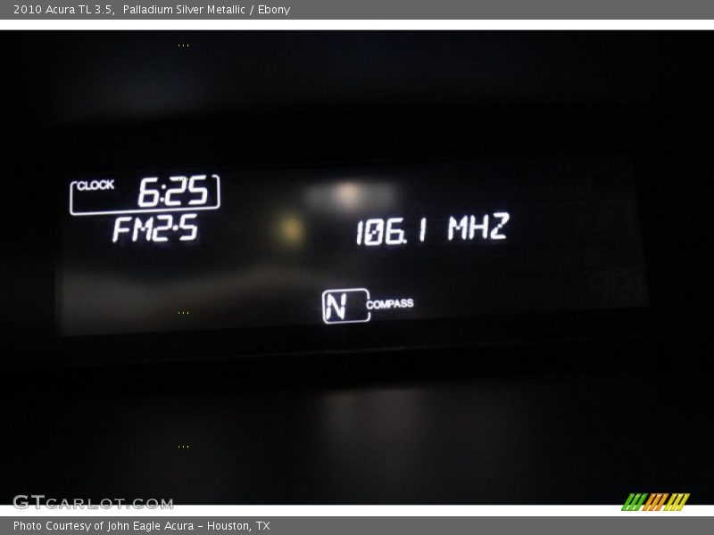 Palladium Silver Metallic / Ebony 2010 Acura TL 3.5