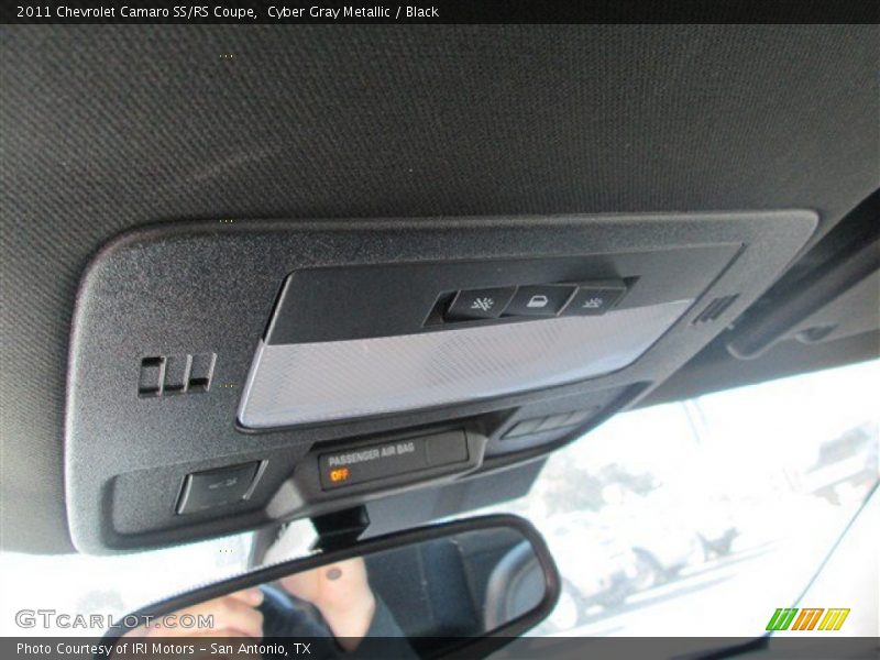 Cyber Gray Metallic / Black 2011 Chevrolet Camaro SS/RS Coupe