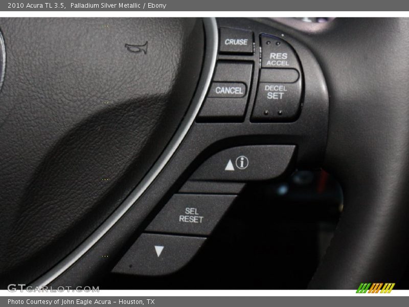 Palladium Silver Metallic / Ebony 2010 Acura TL 3.5