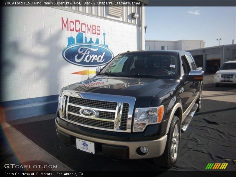 Black / Chaparral Leather/Camel 2009 Ford F150 King Ranch SuperCrew 4x4