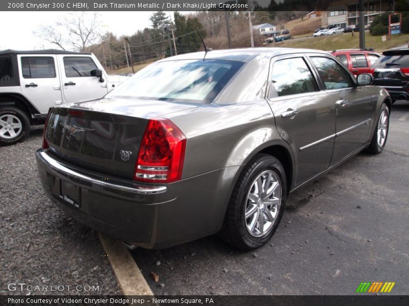 Dark Titanium Metallic / Dark Khaki/Light Graystone 2008 Chrysler 300 C HEMI