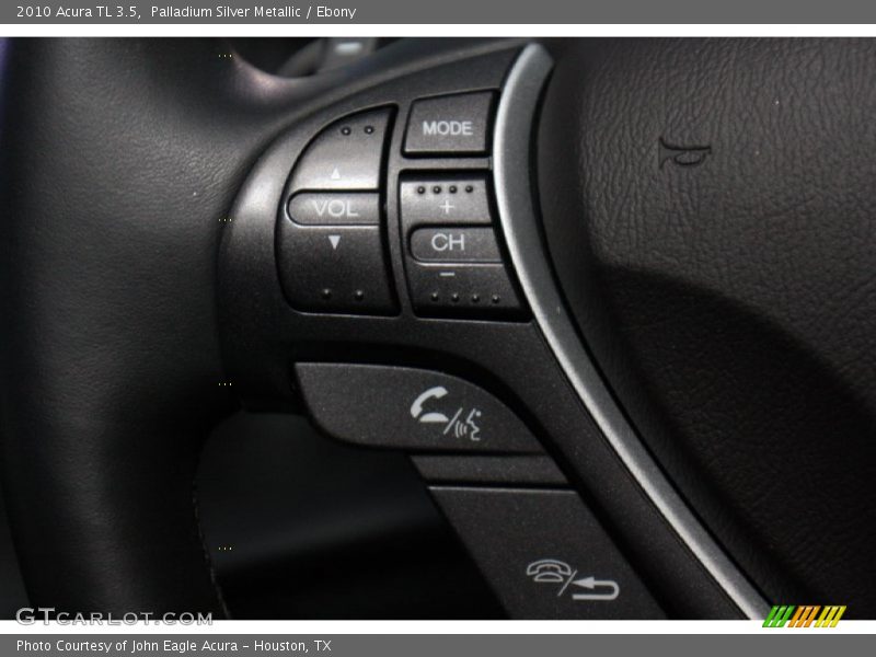 Palladium Silver Metallic / Ebony 2010 Acura TL 3.5