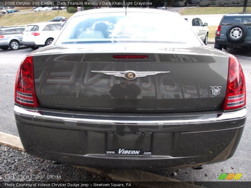 Dark Titanium Metallic / Dark Khaki/Light Graystone 2008 Chrysler 300 C HEMI