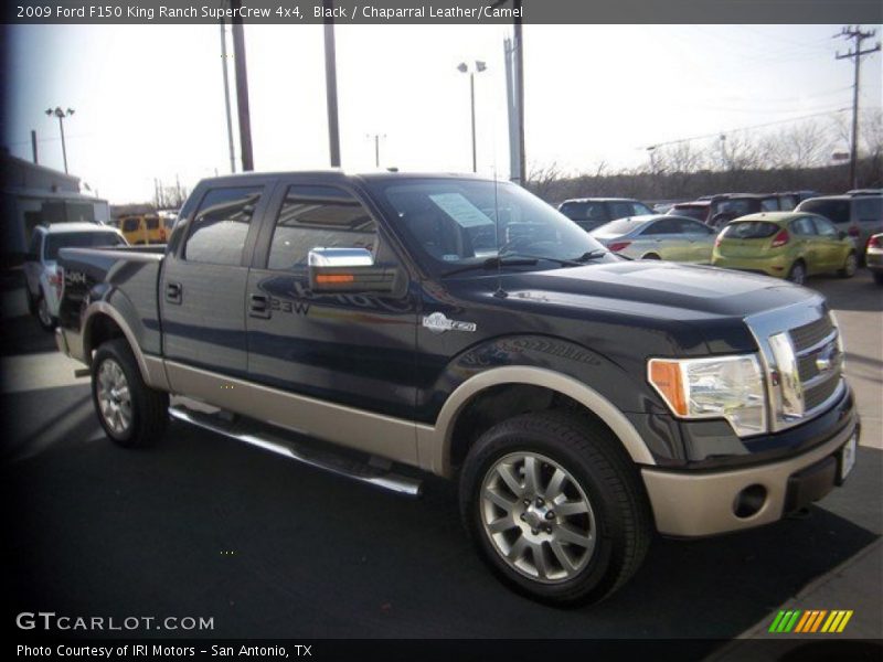 Black / Chaparral Leather/Camel 2009 Ford F150 King Ranch SuperCrew 4x4