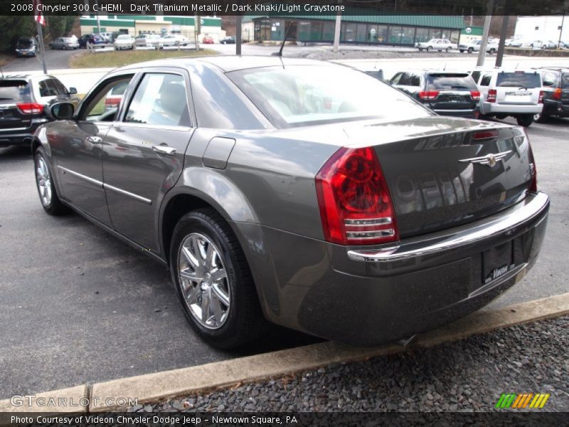Dark Titanium Metallic / Dark Khaki/Light Graystone 2008 Chrysler 300 C HEMI