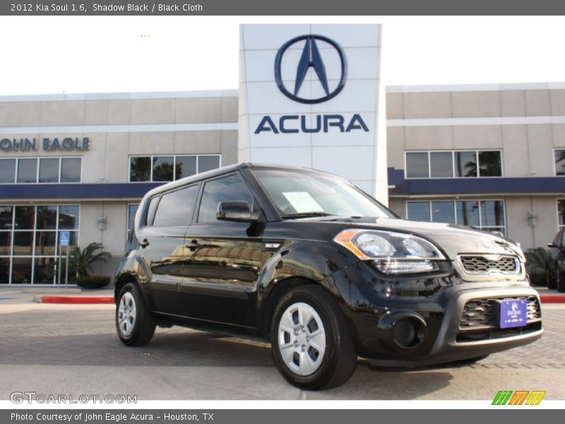 Shadow Black / Black Cloth 2012 Kia Soul 1.6