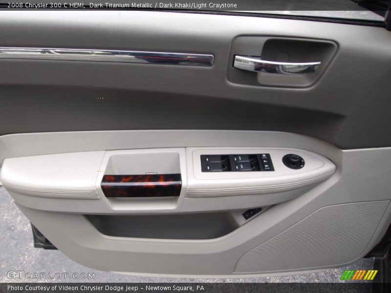 Dark Titanium Metallic / Dark Khaki/Light Graystone 2008 Chrysler 300 C HEMI