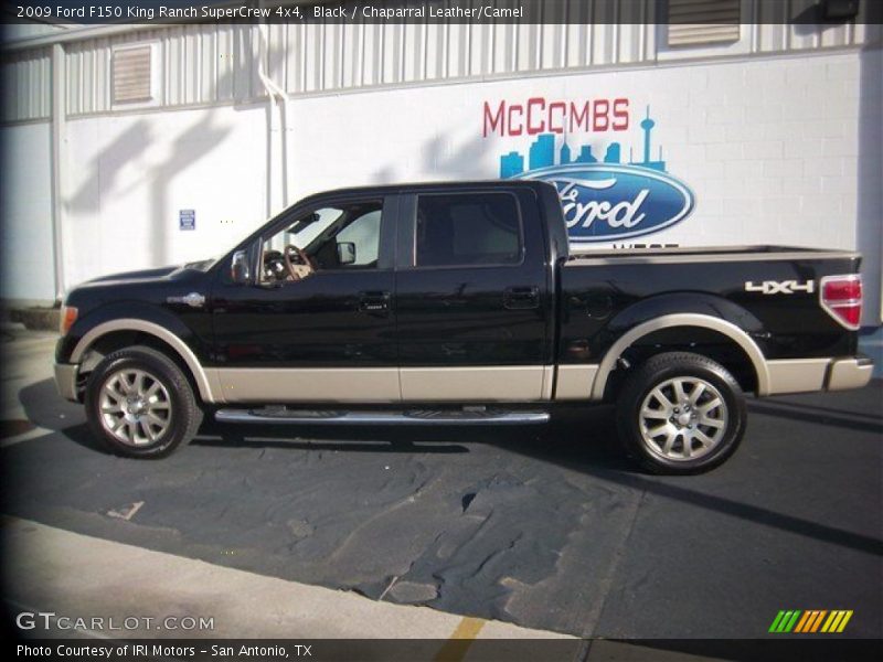 Black / Chaparral Leather/Camel 2009 Ford F150 King Ranch SuperCrew 4x4