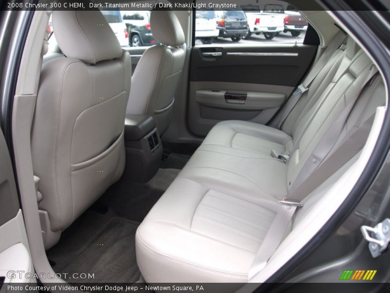 Dark Titanium Metallic / Dark Khaki/Light Graystone 2008 Chrysler 300 C HEMI