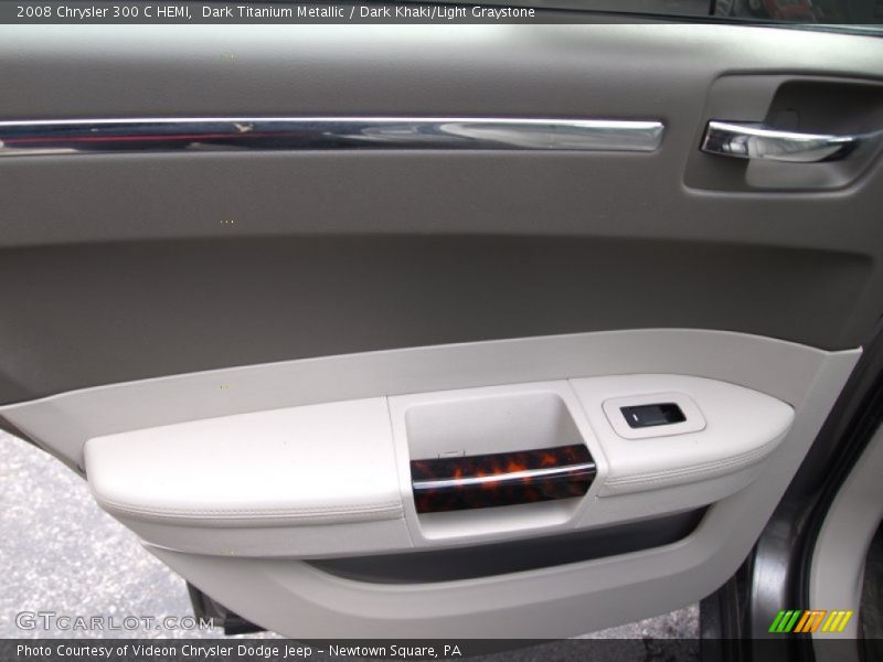 Dark Titanium Metallic / Dark Khaki/Light Graystone 2008 Chrysler 300 C HEMI