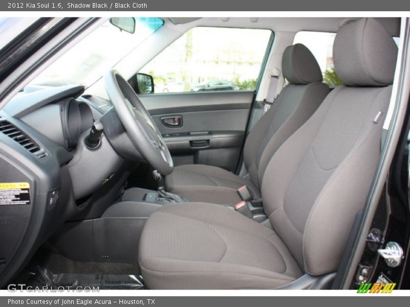 Shadow Black / Black Cloth 2012 Kia Soul 1.6