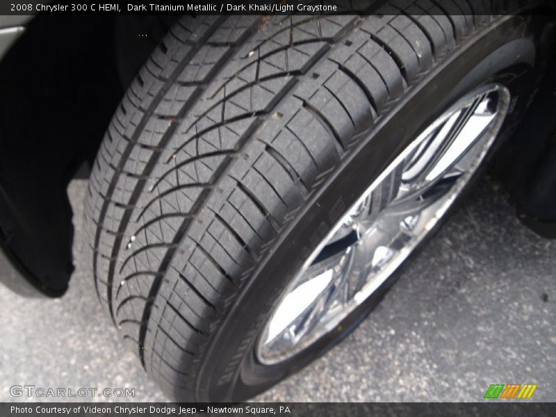 Dark Titanium Metallic / Dark Khaki/Light Graystone 2008 Chrysler 300 C HEMI