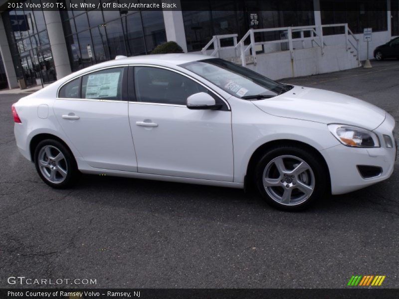 Ice White / Off Black/Anthracite Black 2012 Volvo S60 T5