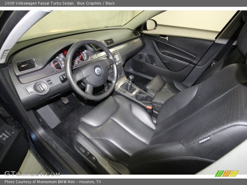 Black Interior - 2008 Passat Turbo Sedan 