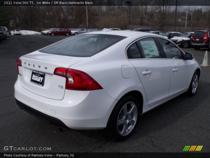 Ice White / Off Black/Anthracite Black 2012 Volvo S60 T5