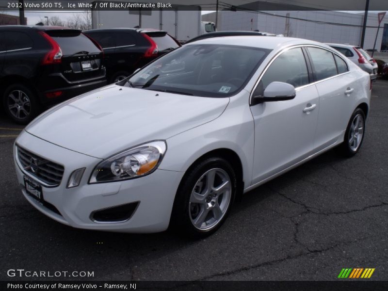 Ice White / Off Black/Anthracite Black 2012 Volvo S60 T5