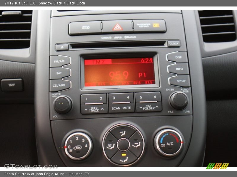 Shadow Black / Black Cloth 2012 Kia Soul 1.6