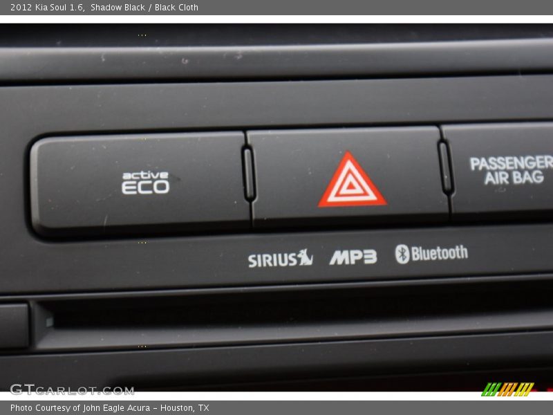 Shadow Black / Black Cloth 2012 Kia Soul 1.6