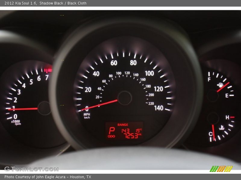 Shadow Black / Black Cloth 2012 Kia Soul 1.6