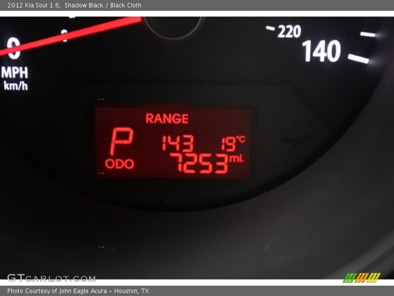 Shadow Black / Black Cloth 2012 Kia Soul 1.6