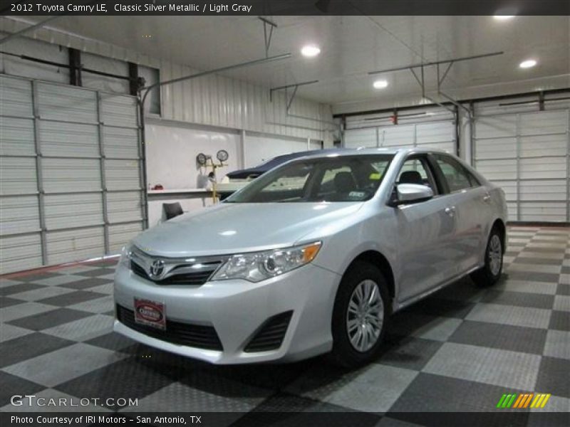 Classic Silver Metallic / Light Gray 2012 Toyota Camry LE