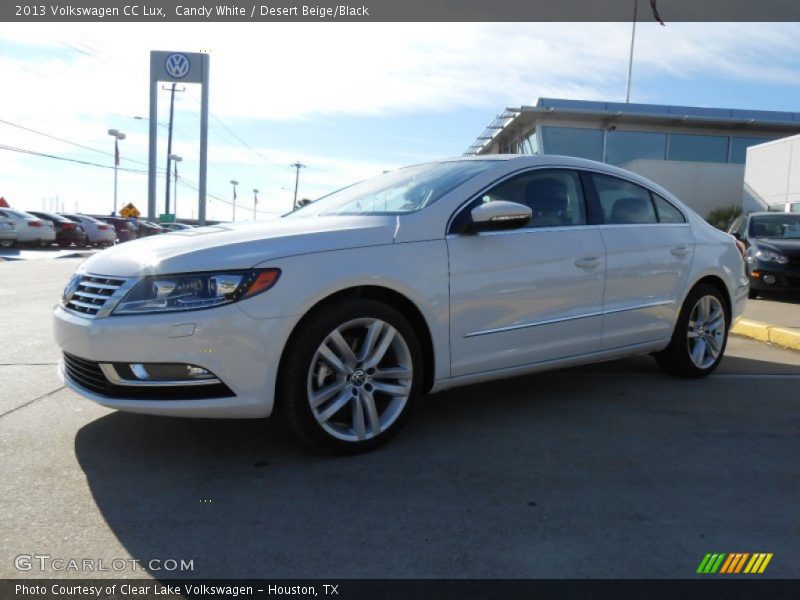 Candy White / Desert Beige/Black 2013 Volkswagen CC Lux