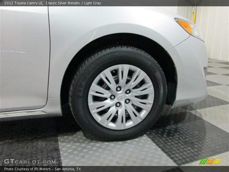 Classic Silver Metallic / Light Gray 2012 Toyota Camry LE