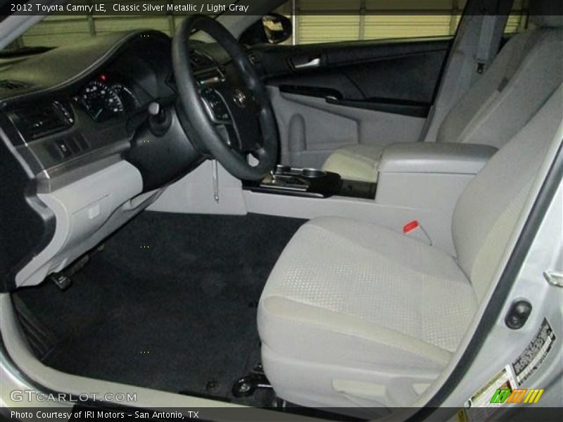 Classic Silver Metallic / Light Gray 2012 Toyota Camry LE