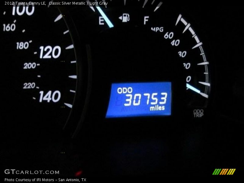 Classic Silver Metallic / Light Gray 2012 Toyota Camry LE