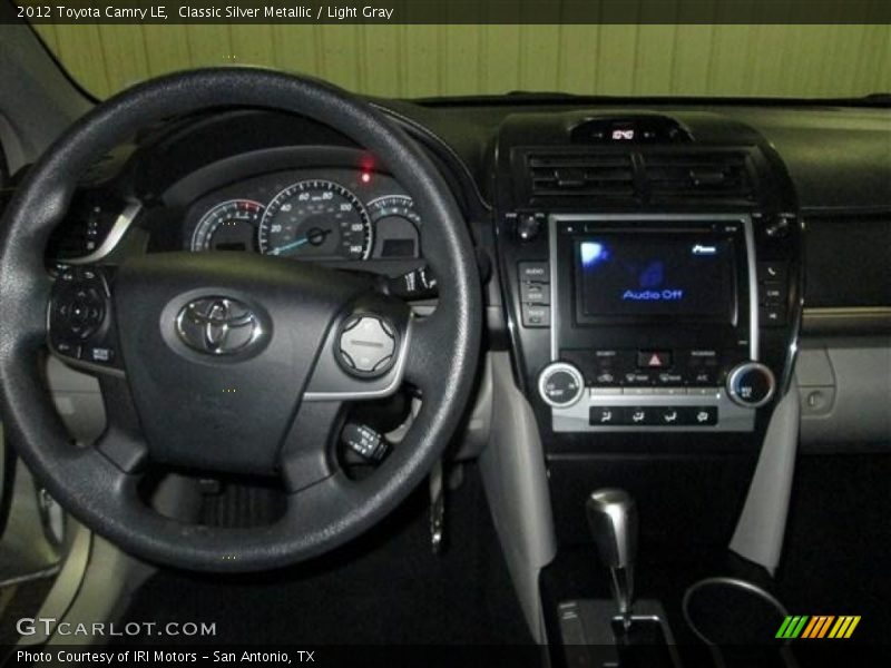 Dashboard of 2012 Camry LE